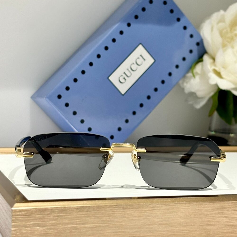 GUCCI Men's GG1221S-001 Black Sunglasses